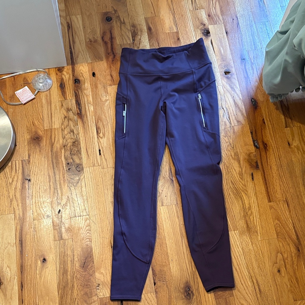 purple althleta leggings NWOT
